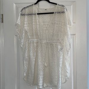 White beach cover up!